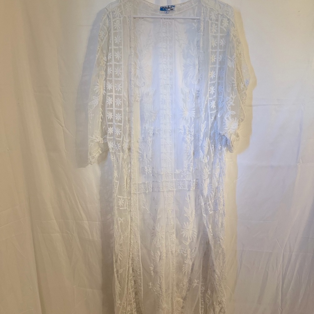 Rebellion Cream Lace Cover-Up